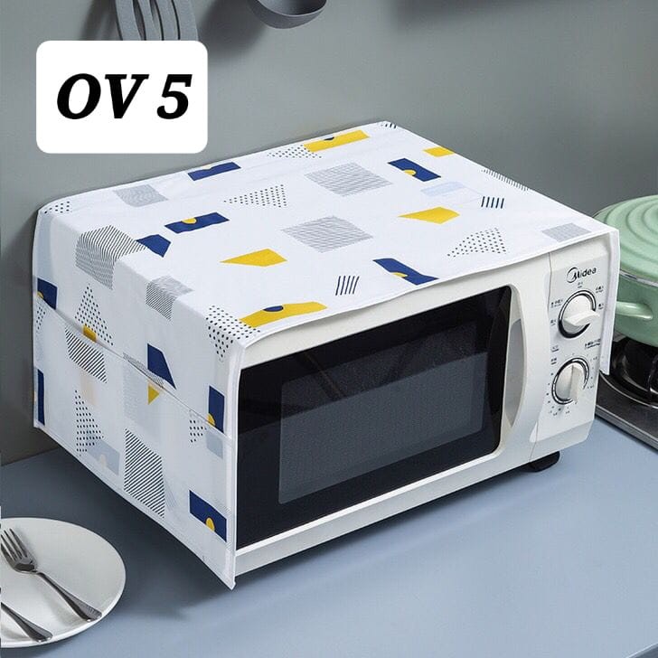 Handmade Exclusive Microwave Oven, Fridge, & Washing Machine Dust Cover - 1 Pc, Beautifully Designed